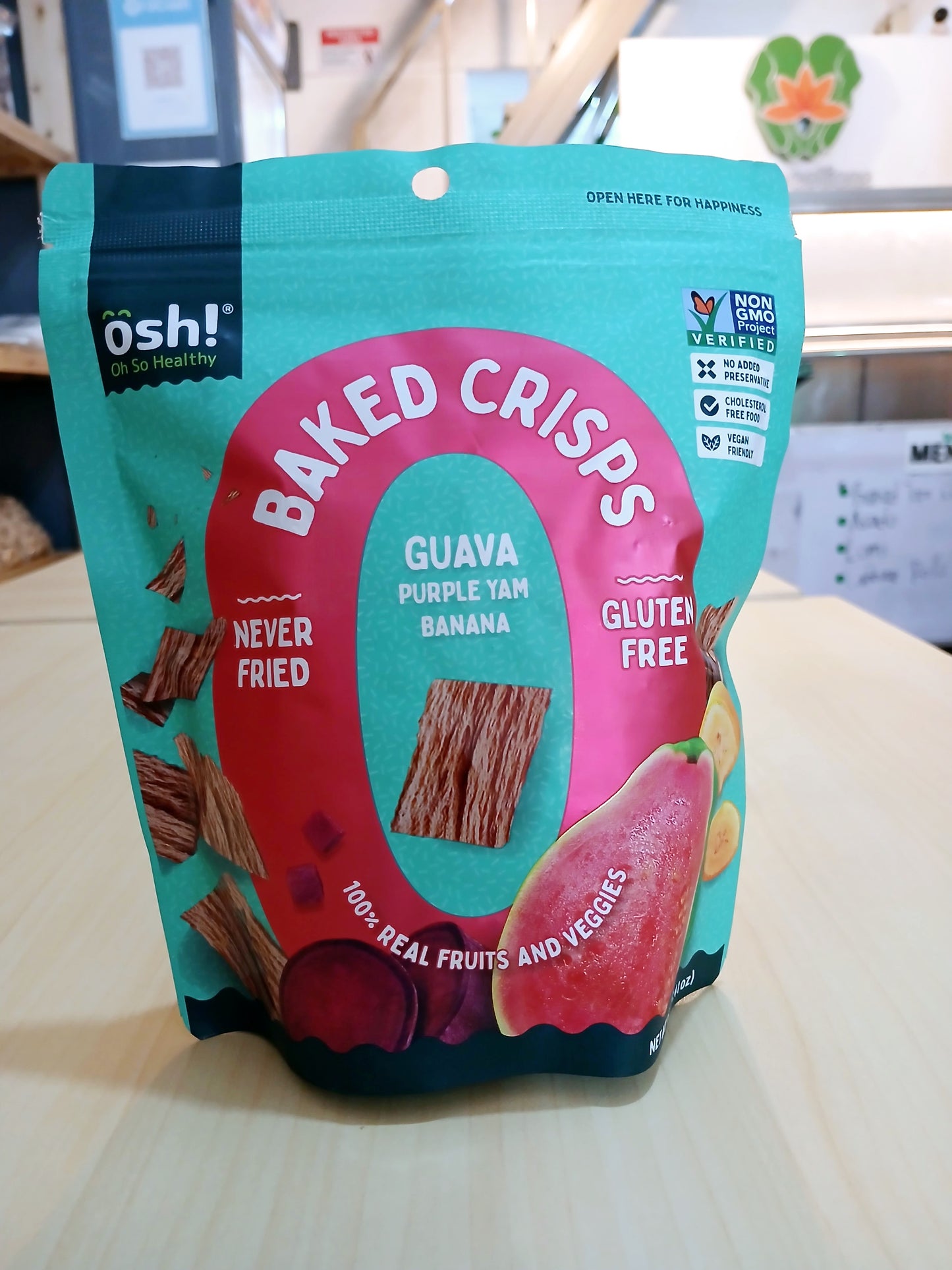 Vegan Baked Crisps (Guava Purple Yam Banana Flavor)