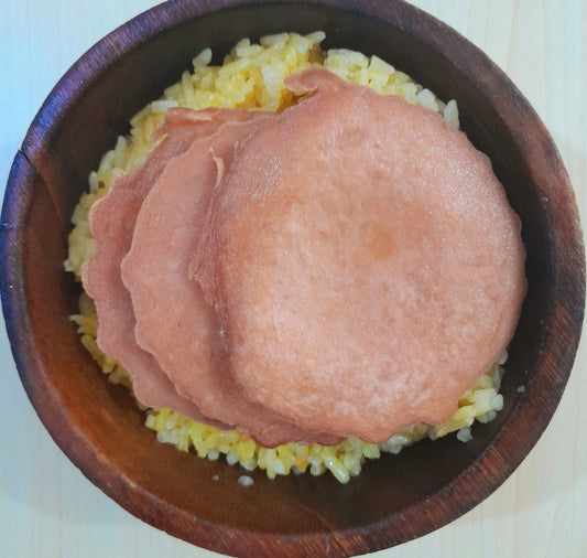 Vegan Ham Rice Bowl