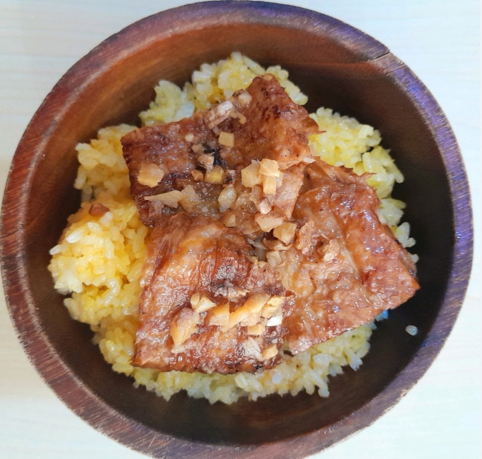 Braised Tofu Skin Rice Bowl