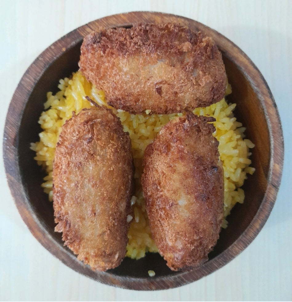 Jackfruit Nuggets Rice Bowl